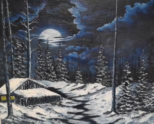 Bob Ross Winternacht