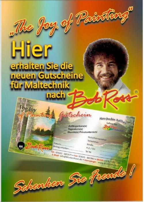 Bob Ross Gutschein Bob Ross Gutschein
