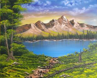 Bob Ross Bergsee 02